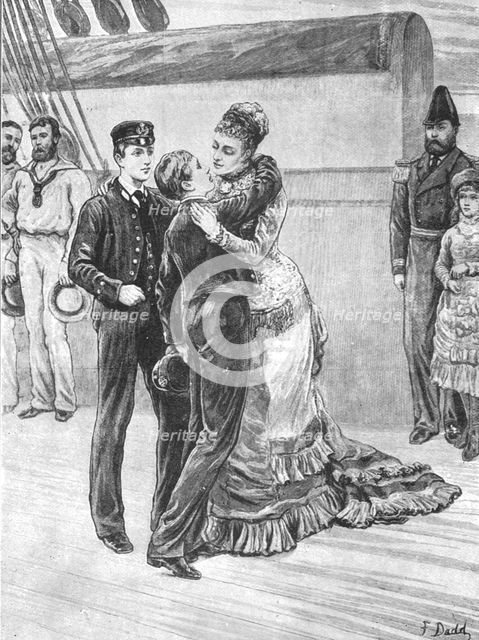 'The Princess of Wales Welcoming her Sailor Sons on their Return...', May 3, 1880', (1901).  Creator: Unknown.