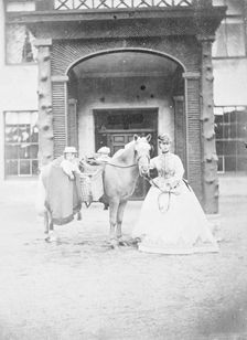 The Princess of Wales with Prince Albert Victor & Prince George (later King George V), 1866