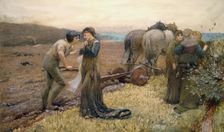 The Princess and the Ploughboy, c1874. Creator: George John Pinwell