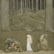 The Princess and the Trolls, 1913. Creator: John Bauer
