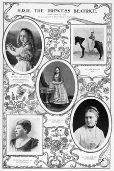 The Princess Beatrice, youngest child of Queen Victoria, 1901. Creator: Hughes & Mullins