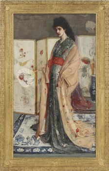 The Princess from the Land of Porcelain (La Princesse du pays de la porcelaine), 1863-1865. Creator: James Abbott McNeill Whistler