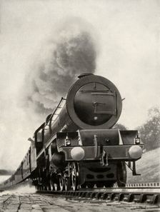 "The Princess Royal", a 4-6-2 type express engine on the L.M.S. system 1935. Creator: Unknown