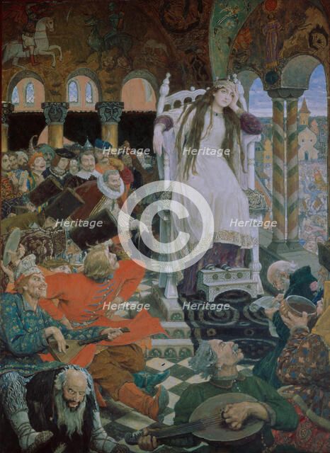 The Princess Who Never Smiled (Nesmeyana), 1914-1916. Artist: Vasnetsov, Viktor Mikhaylovich (1848-1926)
