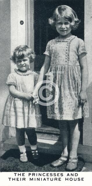 'The Princesses and their Miniature House', c1932 (1937). Artist: Unknown.