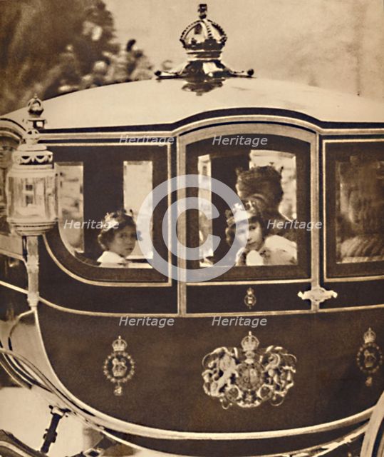 'The Princesses Go By', May 12 1937. Artist: Unknown.