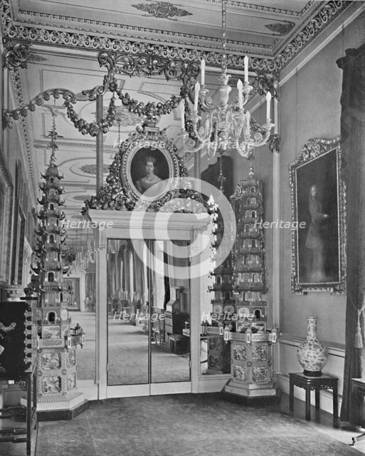 'The Principal Corridor, Buckingham Palace, South End', 1939. Artist: Unknown.