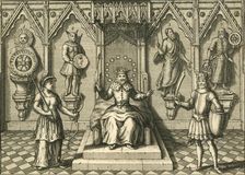 The Principal Idols of the Saxons, worship'd in Britain late 16th-early 17th century? Creator: Unknown