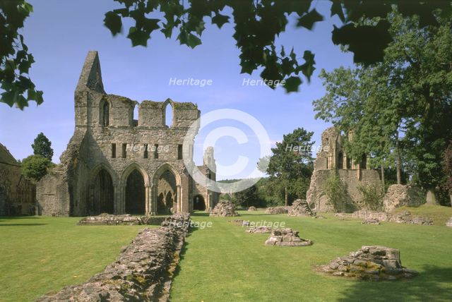 The priory church, Wenlock Priory, Much Wenlock, Shropshire, 1998. Artist: J Bailey