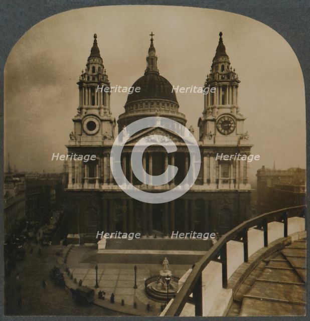 'The Pride of London, St. Paul's Cathedral, London, England', c1910. Creator: Unknown.