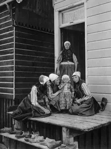 The pride of the family, Marken, Netherlands, c1934