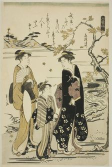 The Priest Kisen, from the series "Six Immortal Poets (Rokkasen)", c. 1789/90. Creator: Hosoda Eishi