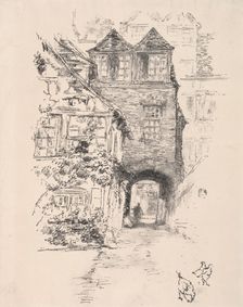 The Priest's House, Rouen, 1894. Creator: James McNeill Whistler (American, 1834-1903)