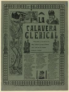 The Priestly Calavera, n.d. Creator: José Guadalupe Posada