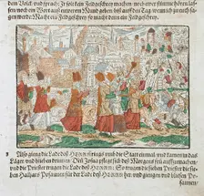The Priests Carry the Ark of the Covenant, between 1640 and 1660. Creator: Jost Ammon