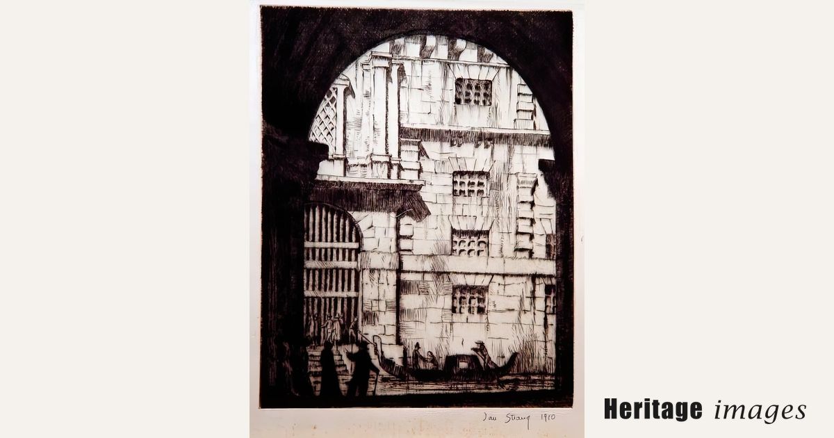 The Prison, Venice, 1910. Creator: Ian Strang. | Heritage Images