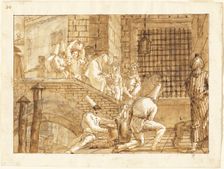 The Prison Visit, 1797/1804. Creator: Giovanni Battista Tiepolo