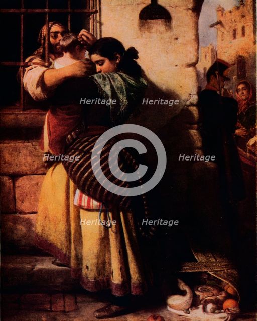 'The Prison Window', 1857, (1917). Artist: John Phillip.