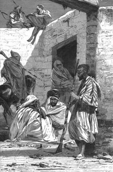 'The Prison and Guard at Tetuan; A Ride to Gebel-Mousa, in North-Western Barbary 1875. Creator: Trorey Blackmore