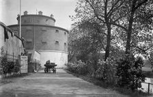The prison in the citadel, Landskrona, Sweden, 1925