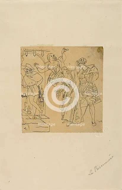 The Prisoner, n.d. Creator: Rodolphe Bresdin.