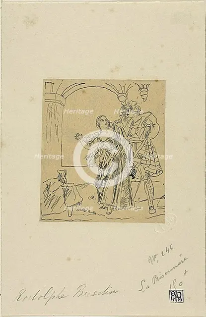 The Prisoner, n.d. Creator: Rodolphe Bresdin.