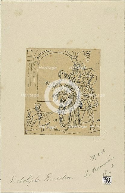 The Prisoner, n.d. Creator: Rodolphe Bresdin.