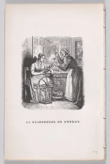 The Prisoner of War from The Complete Works of Béranger, 1836. Creator: Jean Ignace Isidore Gerard