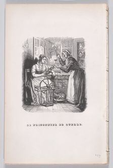 The Prisoner of War from The Complete Works of Béranger, 1836. Creator: Jean Ignace Isidore Gerard