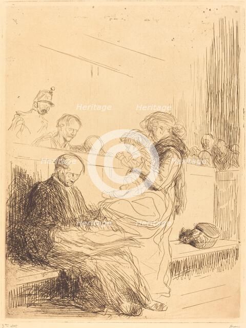 The Prisoner and the Child, 1909. Creator: Jean Louis Forain.