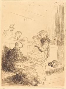 The Prisoner and the Child, 1909. Creator: Jean Louis Forain