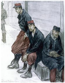 The Prisoners 1916. Artist: Louis Raemaekers