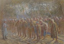 The Prisoners of War, 1914. Creator: Mednyanszky, Laszlo (1852-1919)