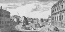 The Privy Garden of Whitehall Palace, Westminster, 1741 (1911). Artist: J Maurier