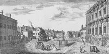 The Privy Garden of Whitehall Palace, Westminster, 1741 (1911). Artist: J Maurier