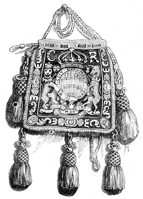 The Privy Purse of Catherine of Braganza, at Sizergh Hall, Westmorland, 1862. Creator: Unknown.