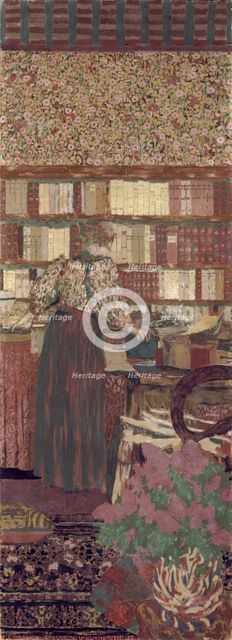 The Privacy. Decoration for the Library of Dr. Vaquez. Artist: Vuillard, Édouard (1868-1940)