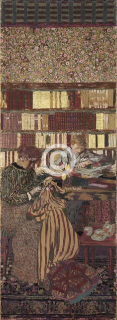 The Privacy. Decoration for the Library of Dr. Vaquez. Artist: Vuillard, Édouard (1868-1940)