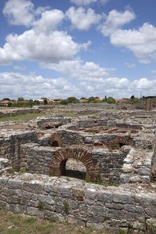 The private baths of the Cantaber's House, Conimbriga, Portugal, 2009. Artist: Samuel Magal