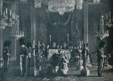 The private lying in state of King Edward VII, 1910 (1911). Creator: WS Stuart