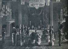 The private lying in state of King Edward VII, 1910 (1911). Creator: WS Stuart