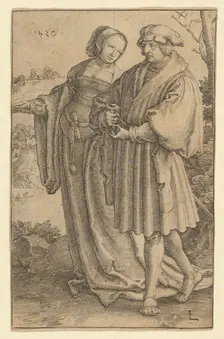 The Promenade, 1520. Creator: Lucas van Leyden