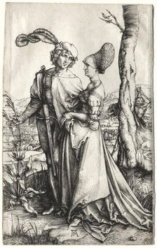 The Promenade, c. 1497. Creator: Albrecht Dürer (German, 1471-1528)