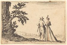 The Promenade, c. 1622. Creator: Jacques Callot