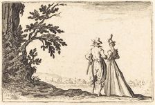 The Promenade, c. 1622. Creator: Jacques Callot