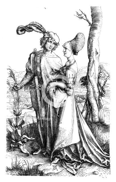 'The Promenade', c1498, (1906). Artist: Albrecht Durer.