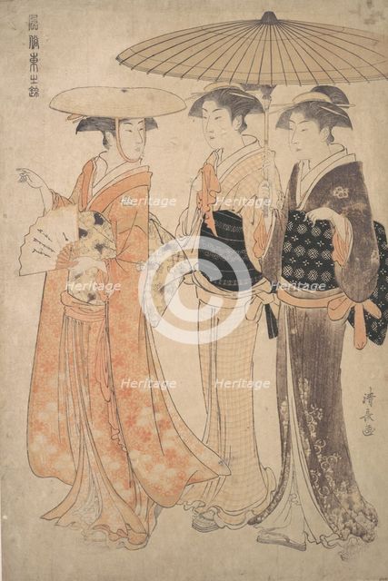 The Promenade. Creator: Torii Kiyonaga.