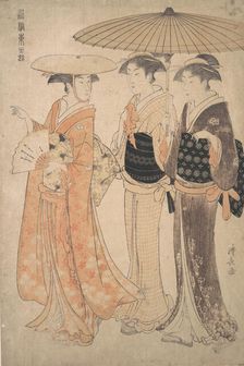 The Promenade. Creator: Torii Kiyonaga
