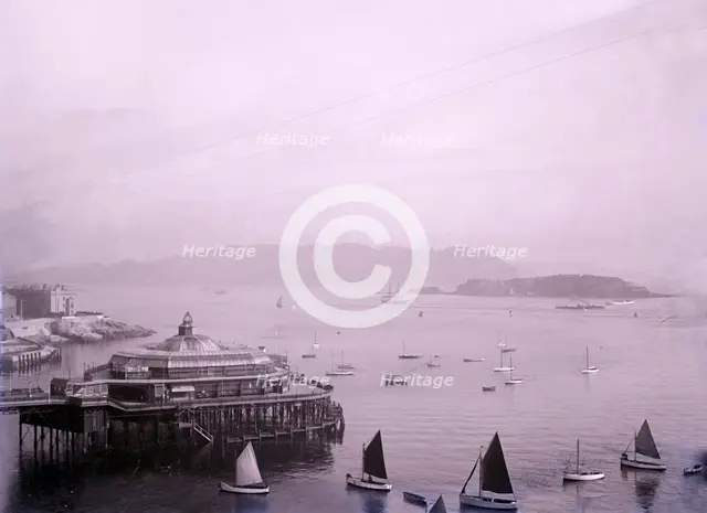 The Promenade Pier at Plymouth in Devon, late 19th-early 20th century. Creator: Unknown.
