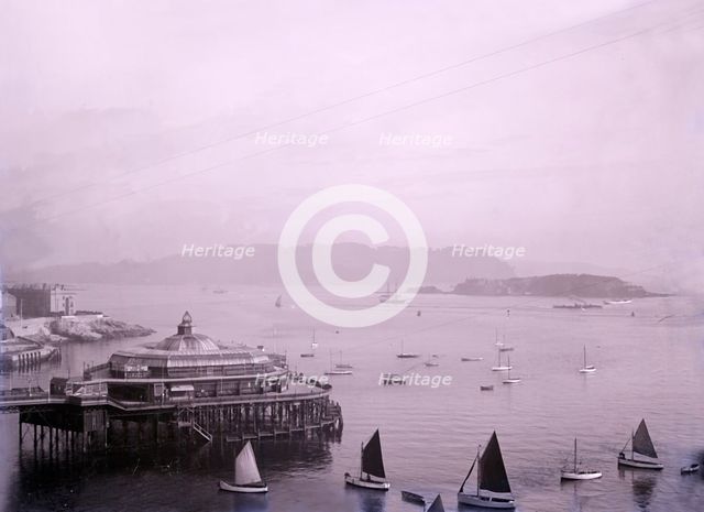 The Promenade Pier at Plymouth in Devon, late 19th-early 20th century. Creator: Unknown.